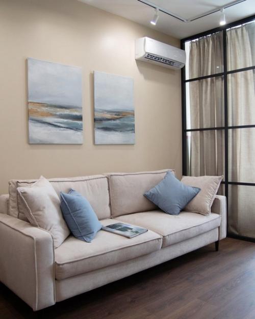 Проект студии, площадью 34 м 2. 04