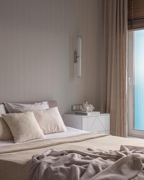 Интерьер квартиры в светлых тонах. 01