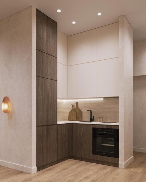 Первый этаж двухэтажных апартаментов, площадью - 140 кв. 05