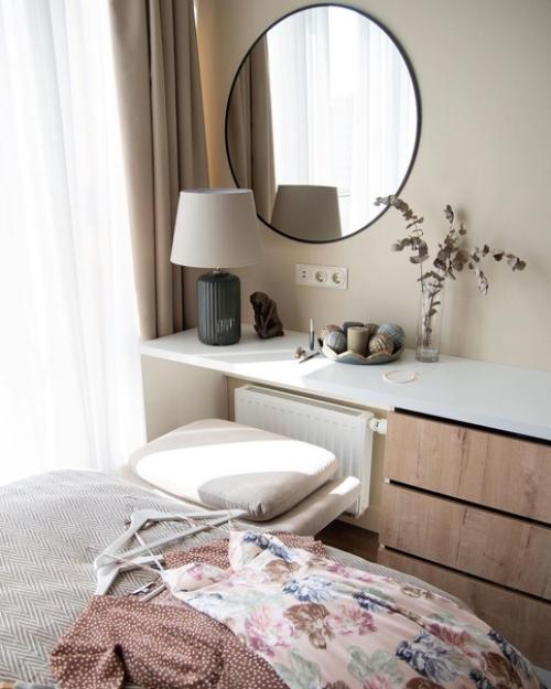 Проект студии, площадью 34 м 2. 02