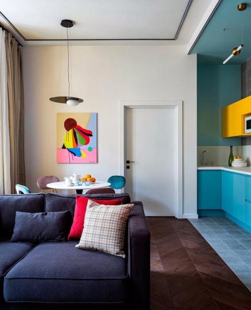 Яркие апартаменты, площадью - 41 кв. 04