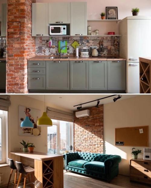 Квартира - студия, площадью - 36 кв. 02