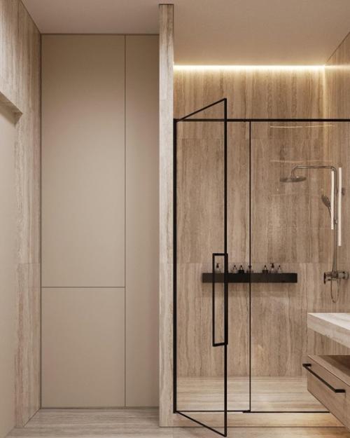 Интерьер ванной комнаты.