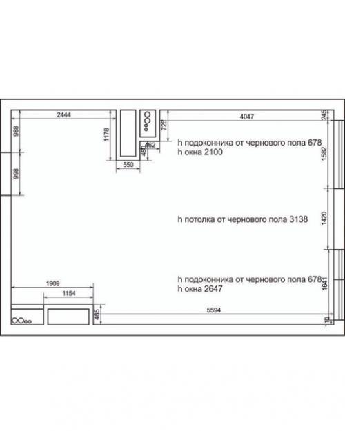 Квартира - студия, площадью - 36 кв. 08