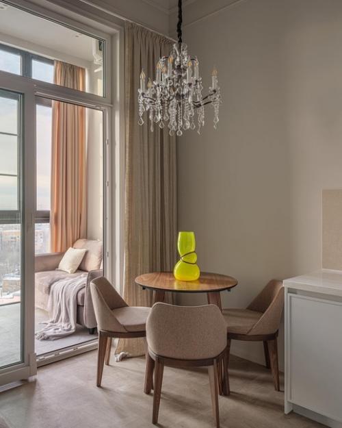 Интерьер квартиры в светлых тонах. 02