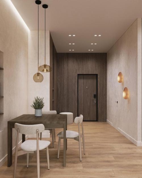 Первый этаж двухэтажных апартаментов, площадью - 140 кв. 01