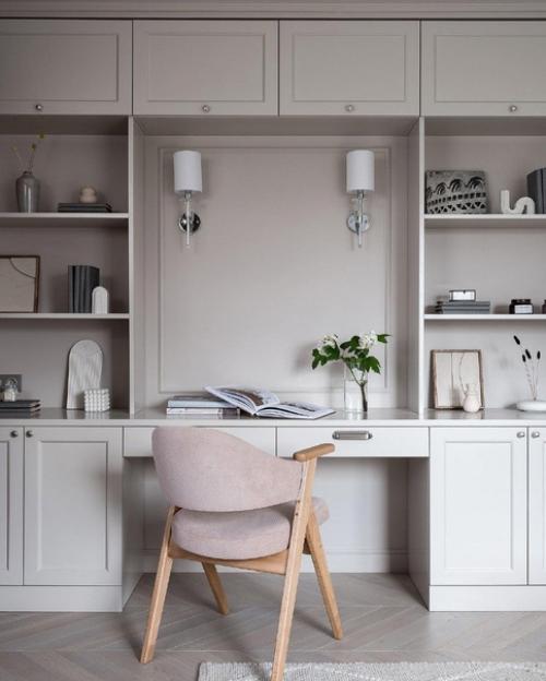 Квартира в стиле современной классики оформлена. 06