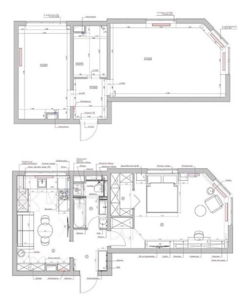 Квартира в стиле современной классики оформлена. 09