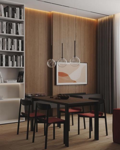 Кухня - гостиная, площадью: 20 кв. 02