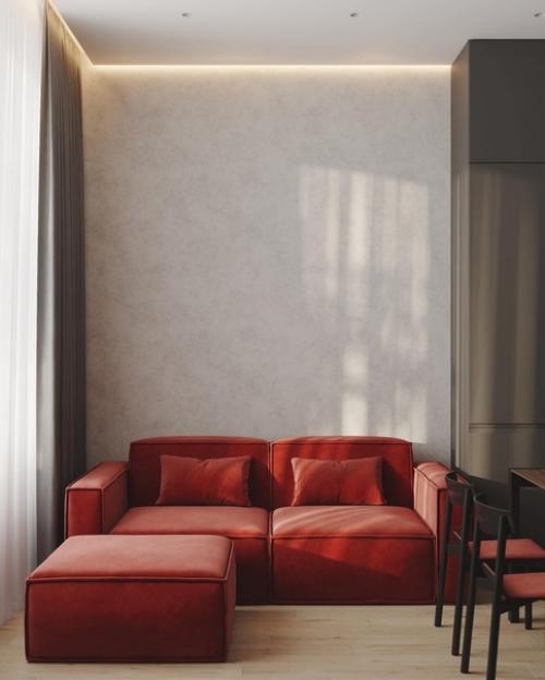 Кухня - гостиная, площадью: 20 кв. 04