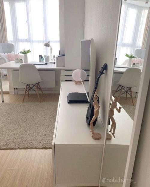 Детская комната в светлых оттенках, для девочки - подростка. 06