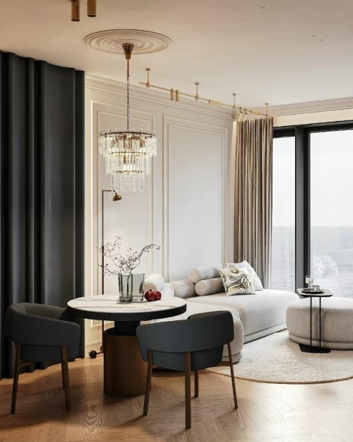 Это пространство создано для одного человека, который ценит тишину, порядок и комфорт. 04