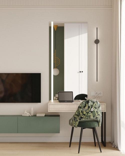 Спальня в светлых тонах. 01