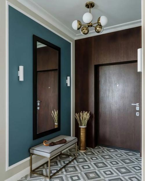 Светлый и легкий интерьер с элементами классики и mid - Century. 08