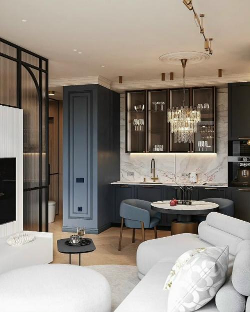 Это пространство создано для одного человека, который ценит тишину, порядок и комфорт. 09