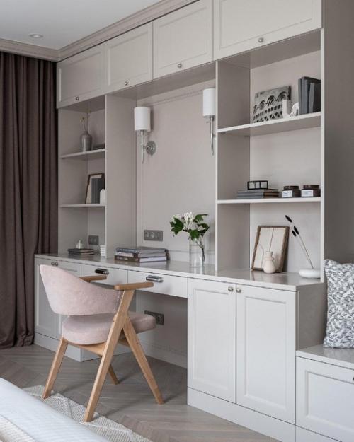 Квартира в стиле современной классики оформлена. 05