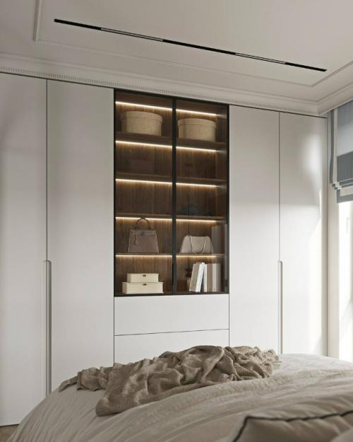 Однушка со сложной планировкой превратилась в по-настоящему элегантное пространство, где каждый метр работает на комфорт и красоту. 08