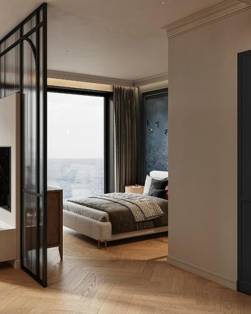 Это пространство создано для одного человека, который ценит тишину, порядок и комфорт. 02