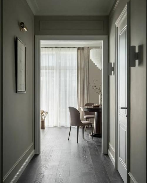 Светлый и легкий интерьер с элементами классики и mid - Century. 06