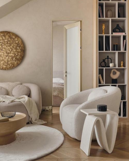 Уютный интерьер, вдохновленный мансардами в центре Парижа. 03