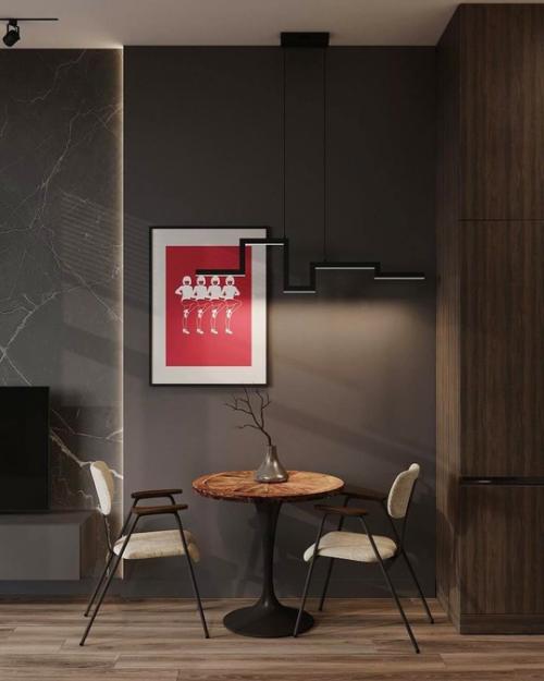 Заметила, на первый взгляд, парадокс: чем больше квартира, тем она светлее. 01