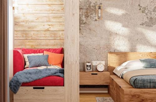 Спальня с местом для отдыха и чтения. 04