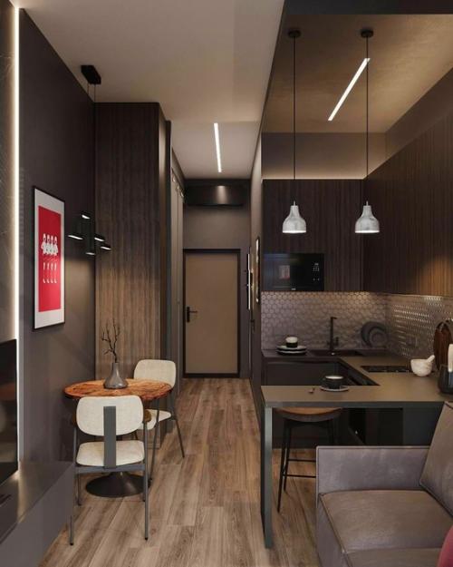 Заметила, на первый взгляд, парадокс: чем больше квартира, тем она светлее. 06