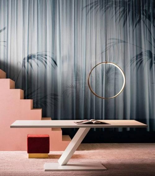 Эффект иллюзии.  На самом деле это такие обои, а не шторы. 03