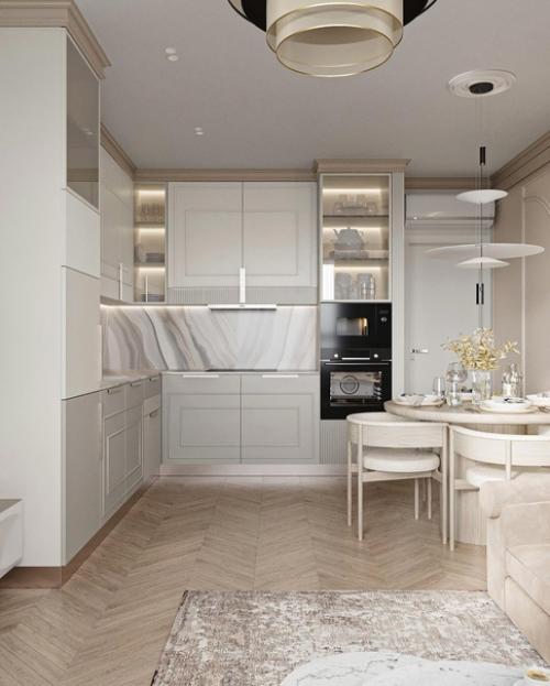 Кухня - гостиная, площадью - 18, 8 кв. 02