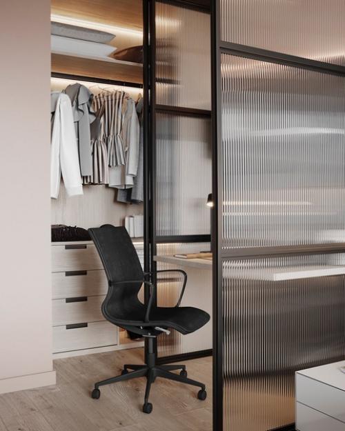 Квартира ~38 м 2. Интересное сочетание цветов. 09