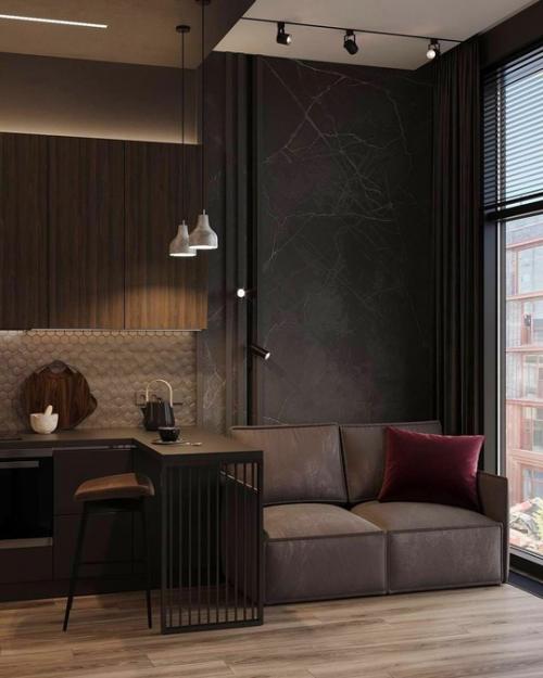 Заметила, на первый взгляд, парадокс: чем больше квартира, тем она светлее. 05