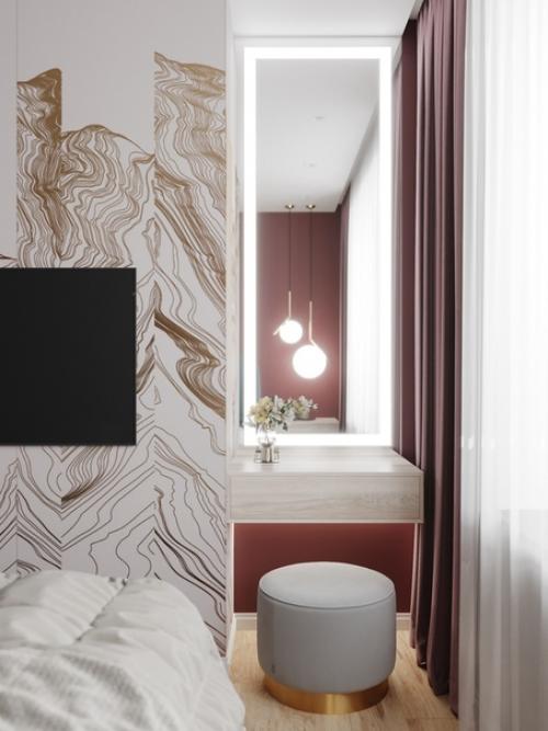 Прекрасно подобранные цвета для спальни! 02