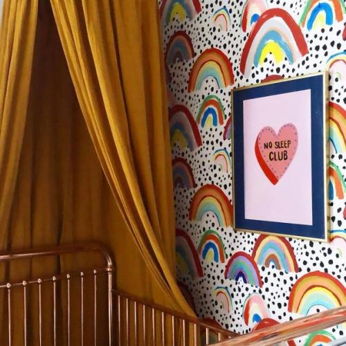 Пёстрые обои от лондонского бренда Eleanor Bowmer. 01