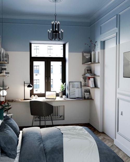 Современный уютный интерьер, наполненный теплыми тонами. 08