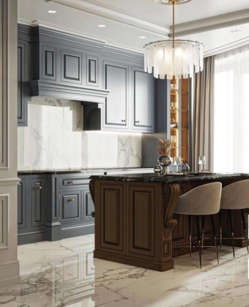 Кухня в стиле современная классика. 06