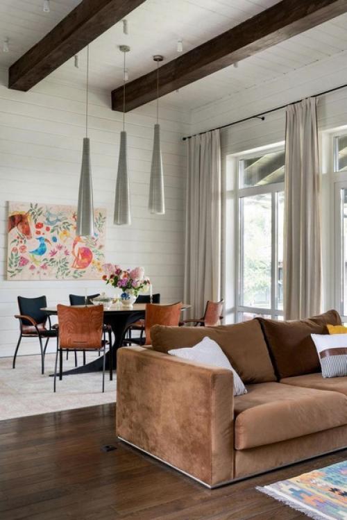 Стиль смешение неоклассики и mid - Century Modern. 07