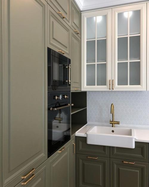 Очень крутой цвет кухни! 08