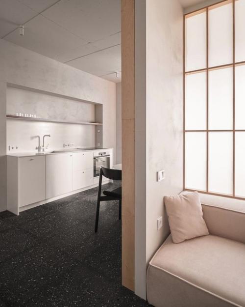 Интерьер квартиры в восточном аскетичном стиле. 03