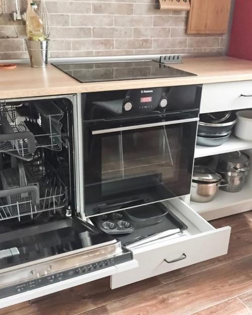 Уютная кухня. Очень стильная! 05