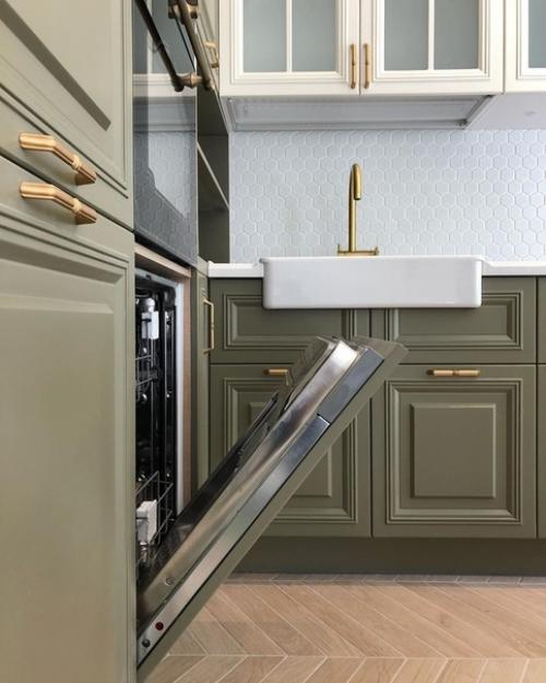 Очень крутой цвет кухни! 01