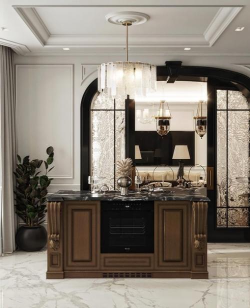 Кухня в стиле современная классика. 04