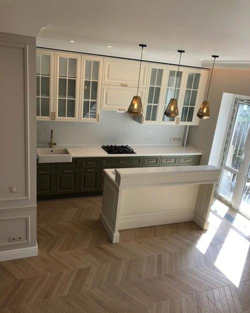 Очень крутой цвет кухни! 09