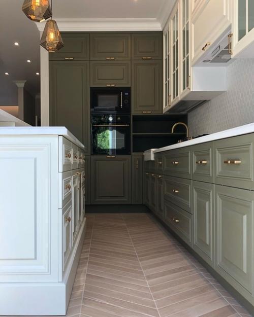 Очень крутой цвет кухни! 07