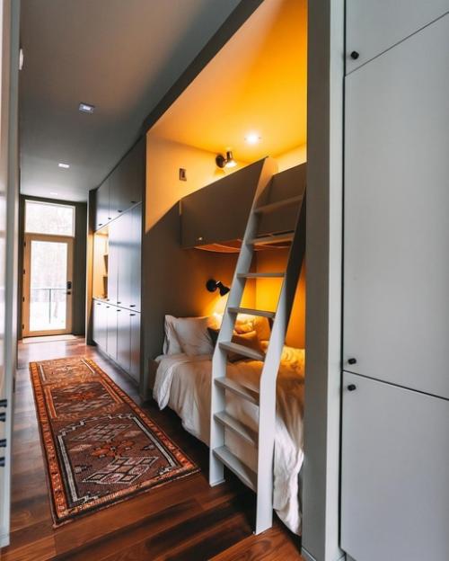 Уютный интерьер в тёплых оттенках. 04