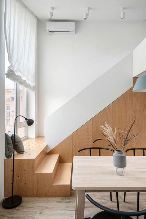 Квартира в мансарде, площадью 30 кв. 08