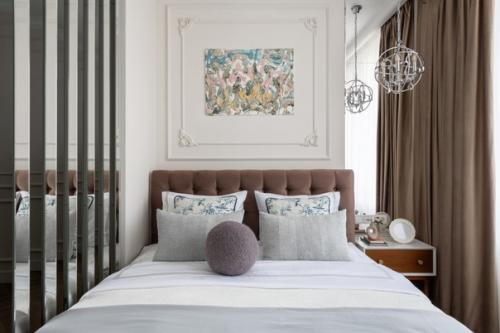 Стильный и элегантный интерьер однокомнатной квартиры. 04