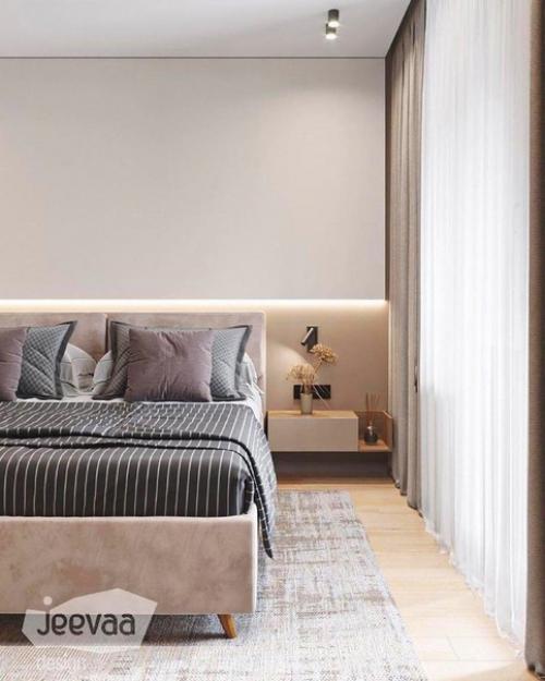 Спальня в теплой цветовой гамме. 02