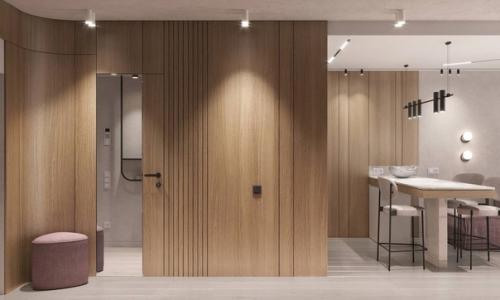 Небольшая квартира - студия, которая не лишена индивидуальности.