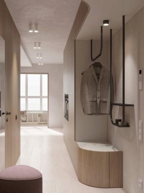 Небольшая квартира - студия, которая не лишена индивидуальности. 07