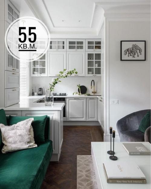 Квартира, общей площадью - 55 кв.